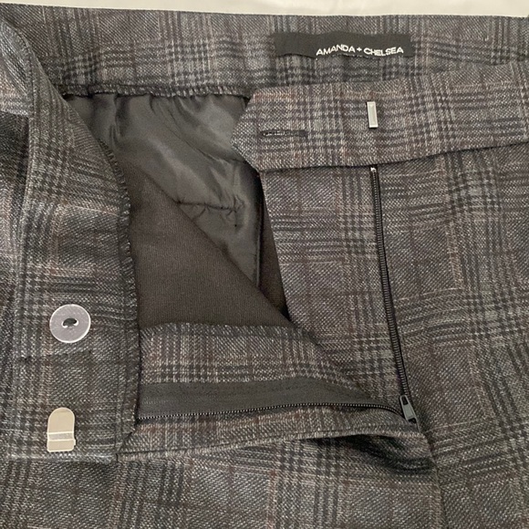 AMANDA AND CHELSEA Alex Plaid Ankle Pants - Picture 10 of 10